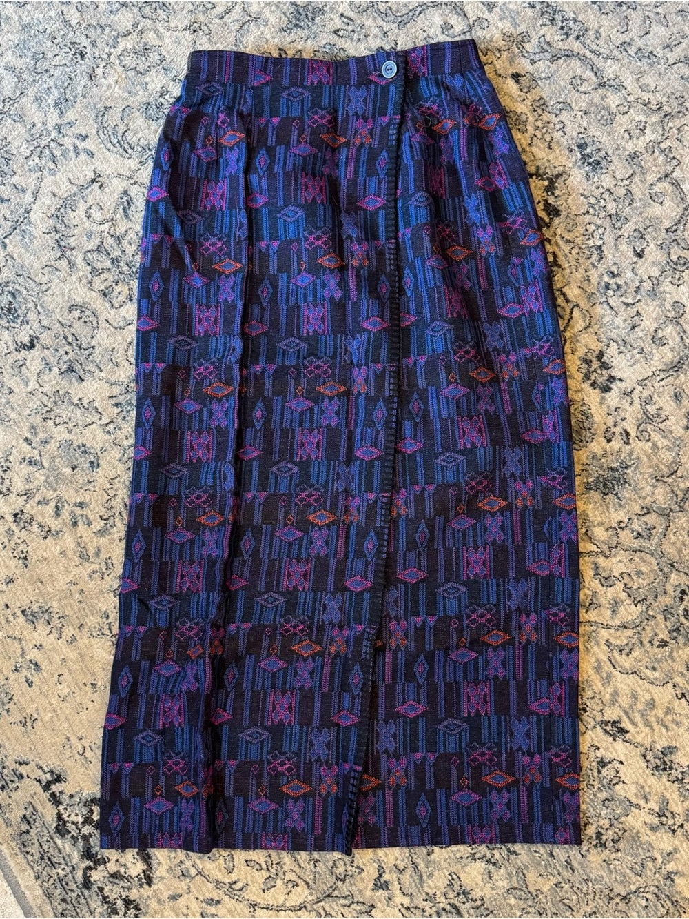 Vintage Pendleton wool wrap-skirt